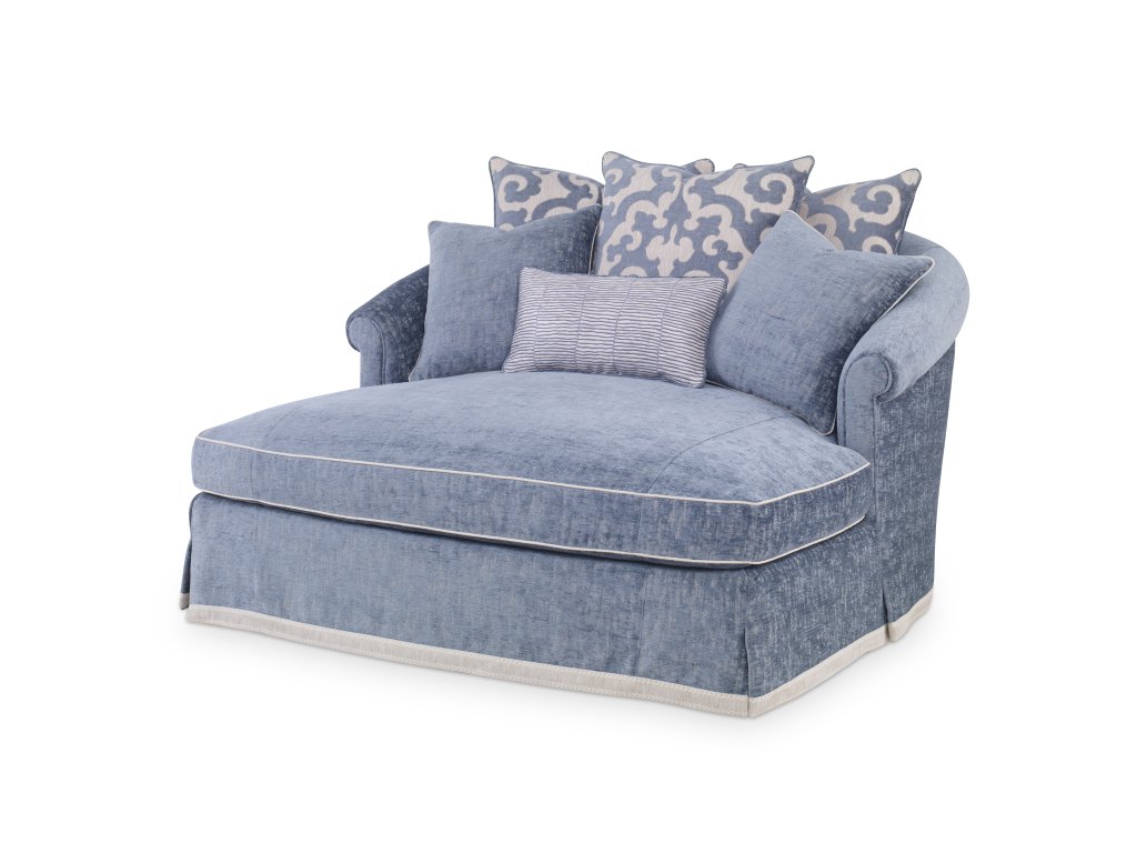 Josephine Double Chaise - Skirted - main image