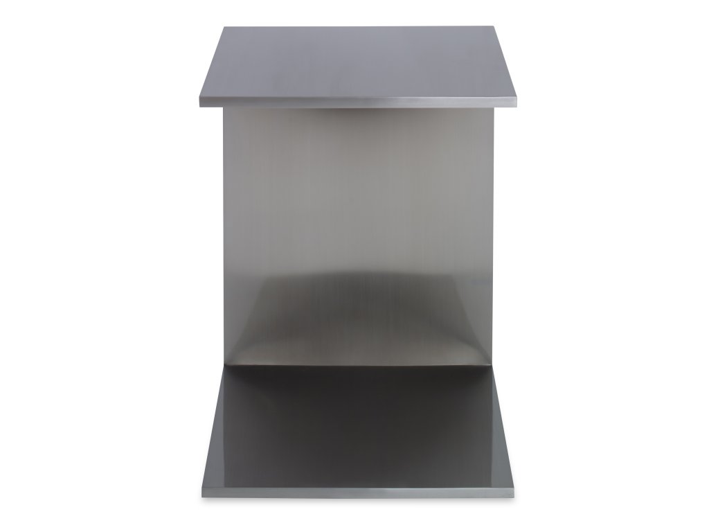 Petite C End Table - Satin Nickel - image 1