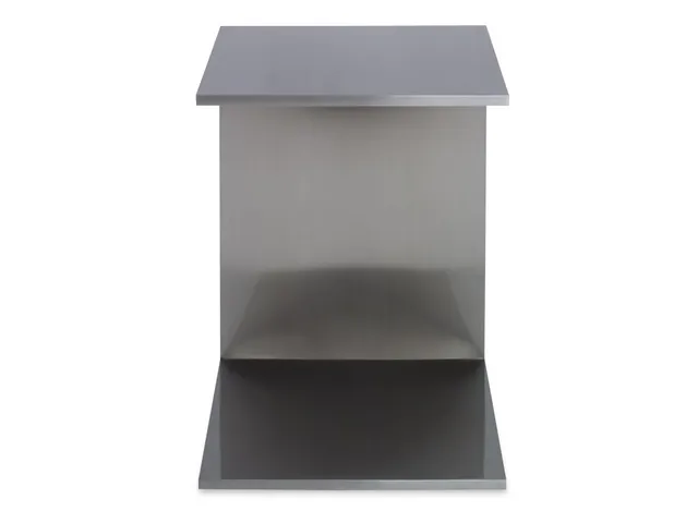 Petite C End Table - Satin Nickel
