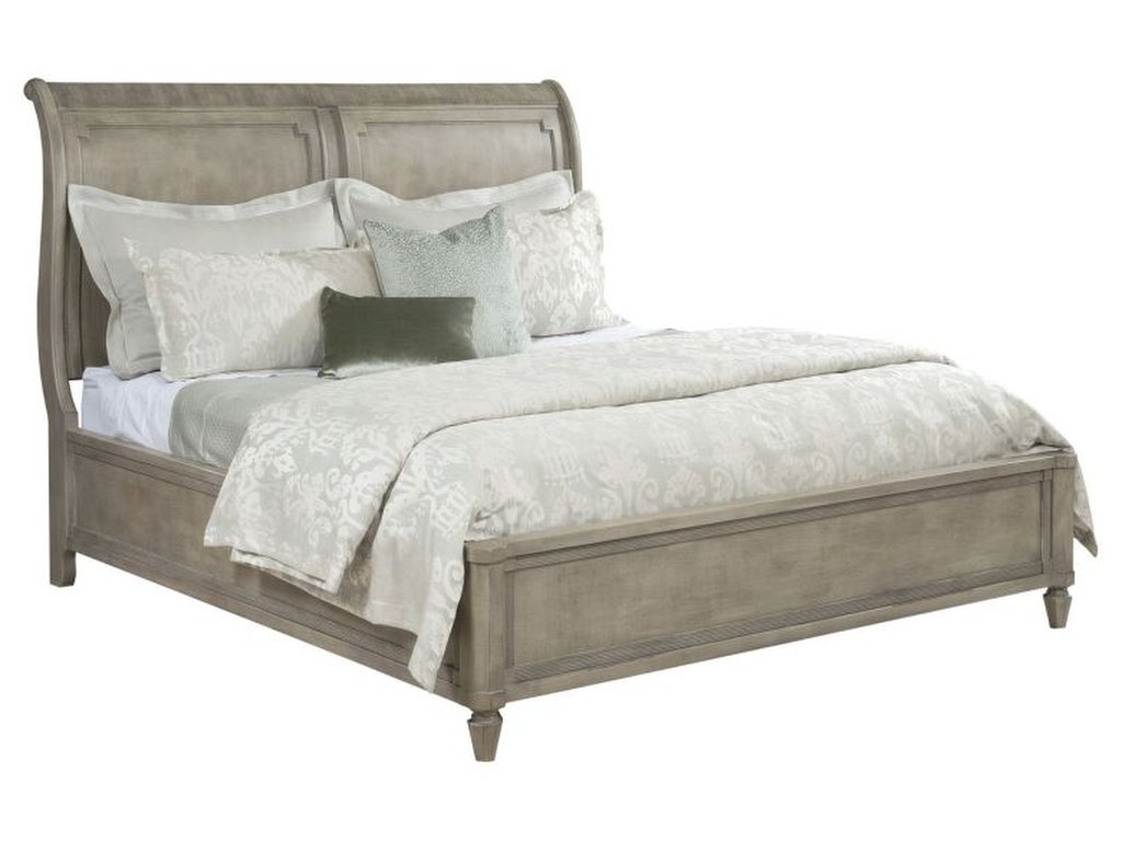 Anna Sleigh King Bed Complete - image 1