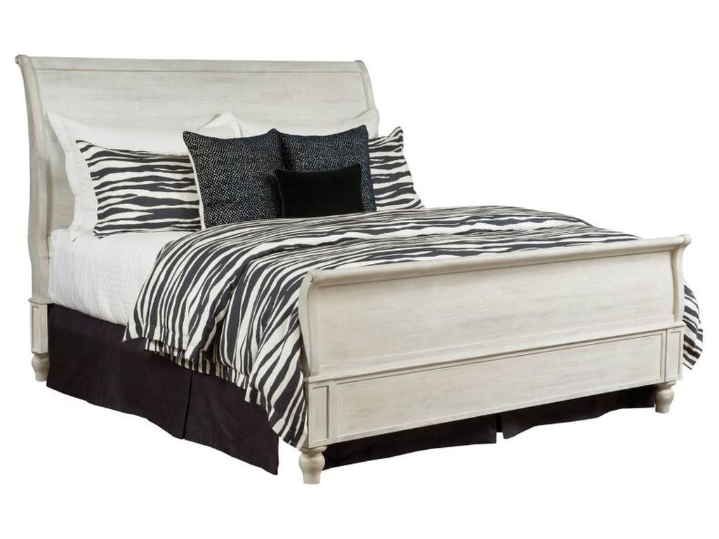 Hanover Sleigh Cal King Bed Complete - image 2