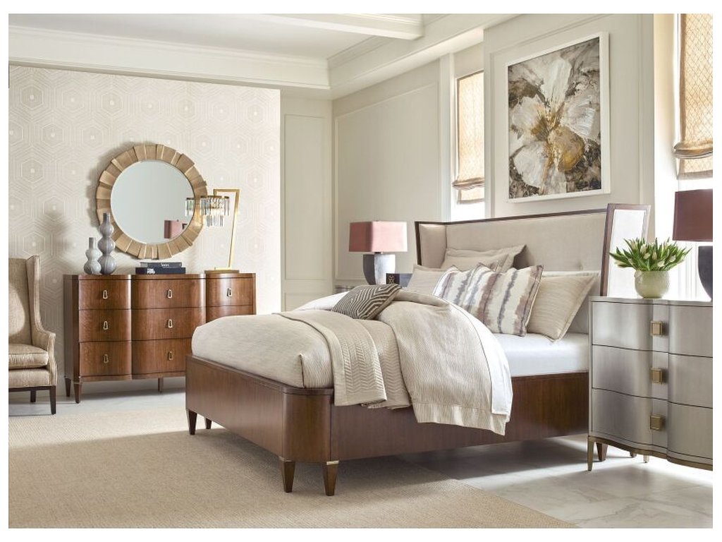 Morris Upholstered King Bed Complete - main image
