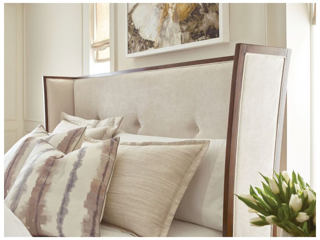Morris Upholstered King Bed Complete - image 1