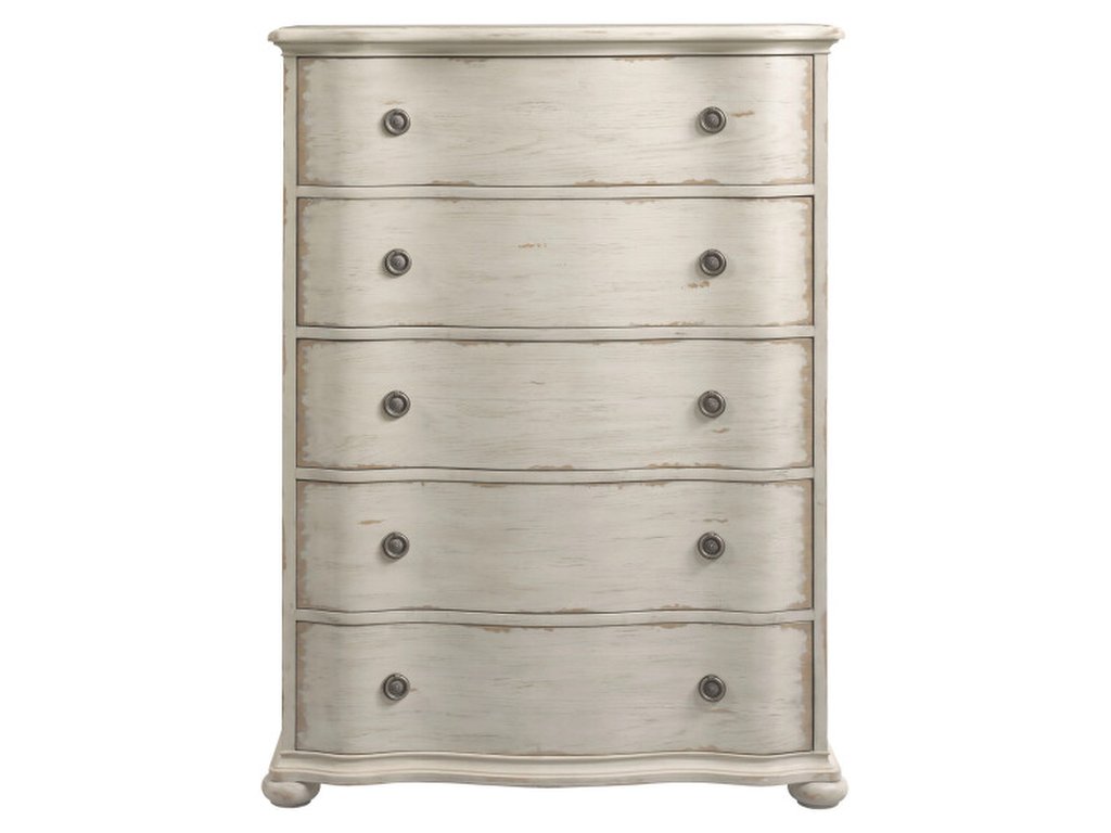 Helene Five Drawer Chest - Creme - image 1