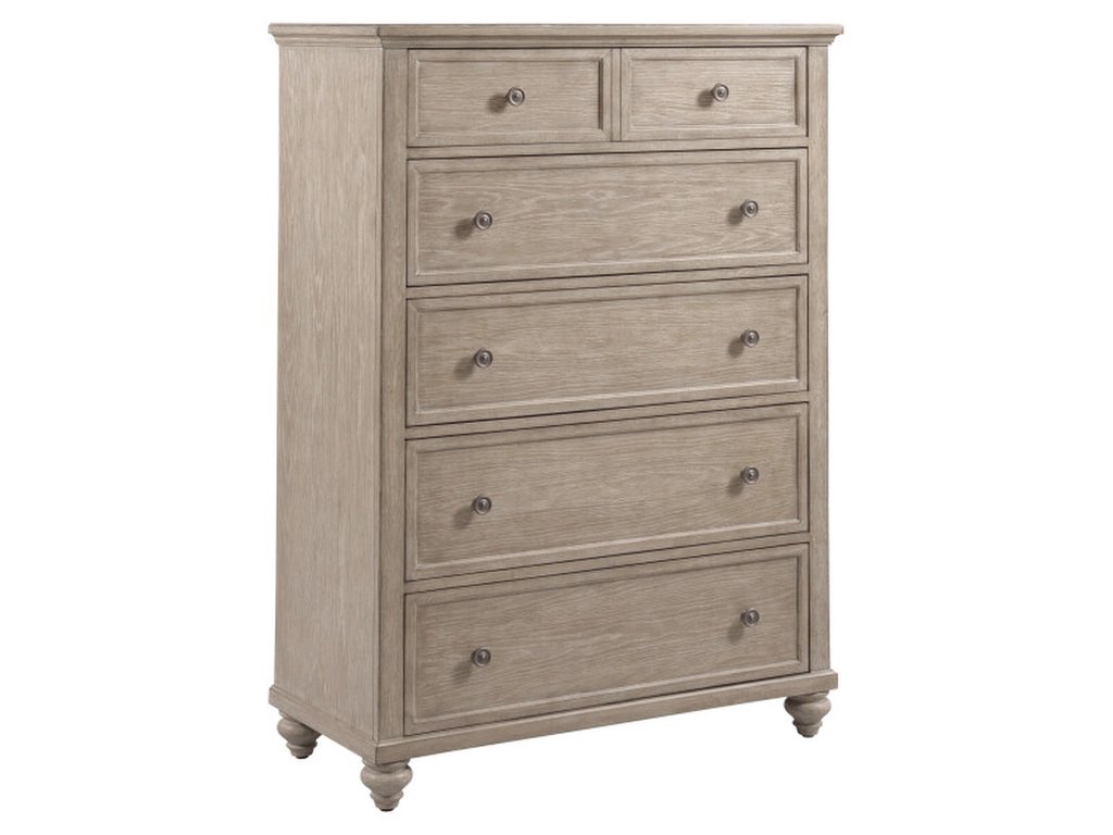 Miriam Five Drawer Chest - Breve - image 2