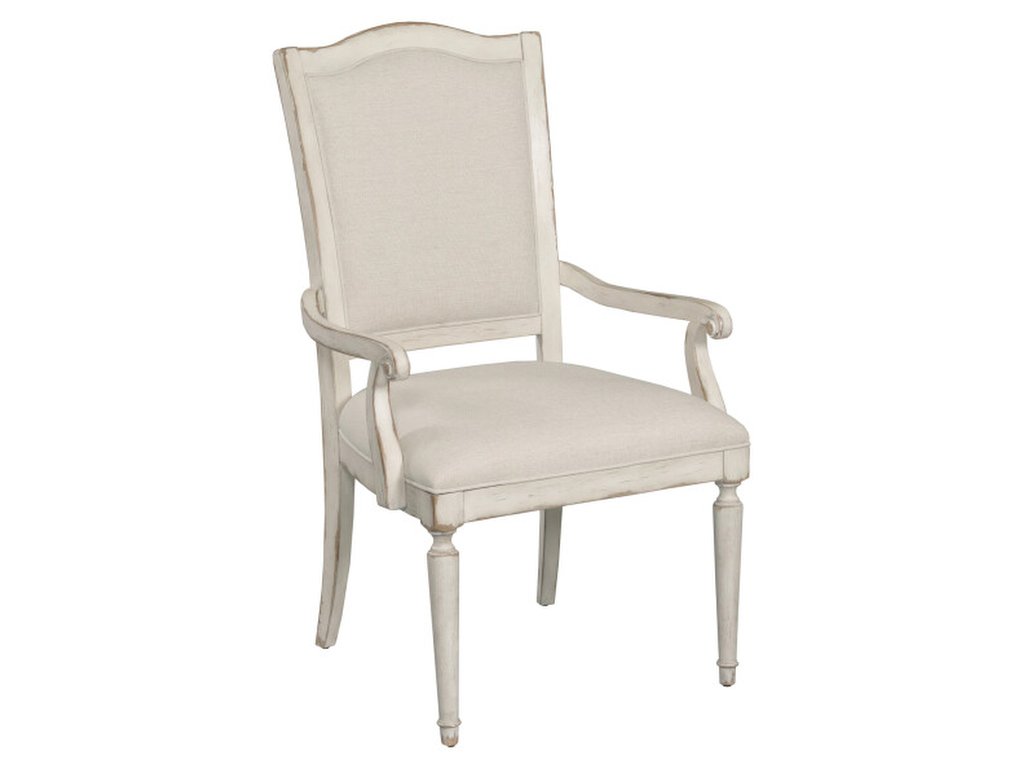 Daniella Upholstered Arm Chair - Creme - image 2