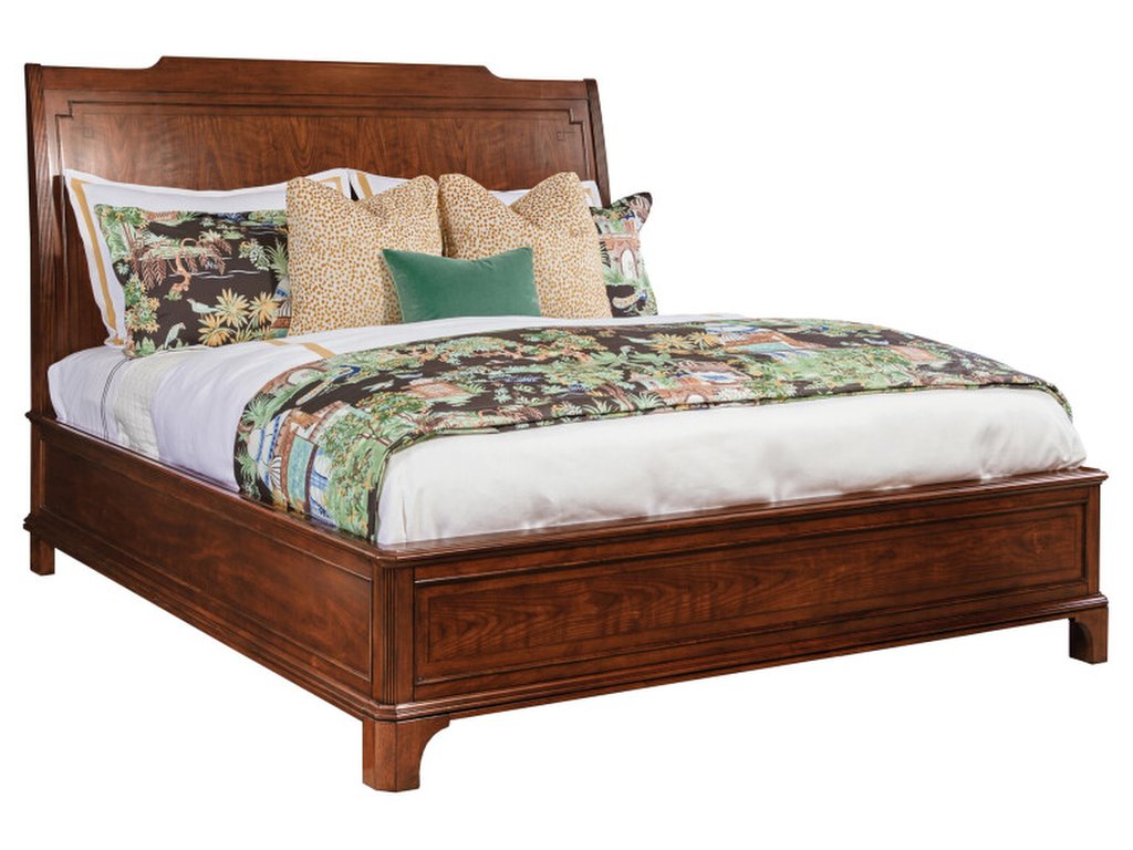 Helmuth King Sleigh Bed - Complete - image 2