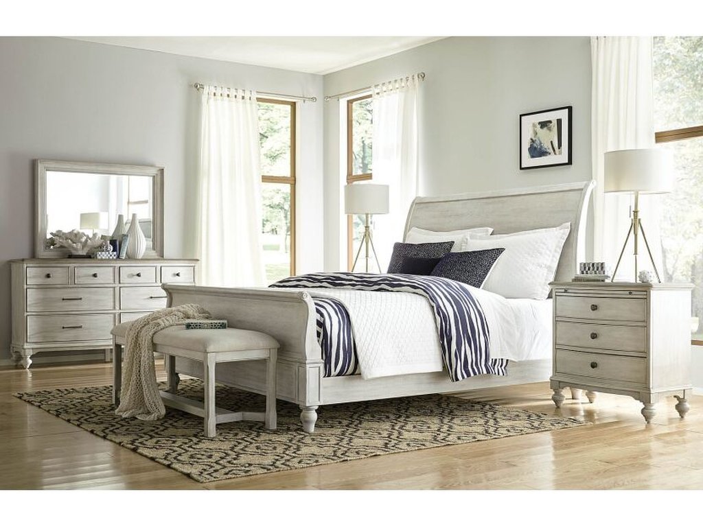 Hanover Sleigh Cal King Bed Complete - main image