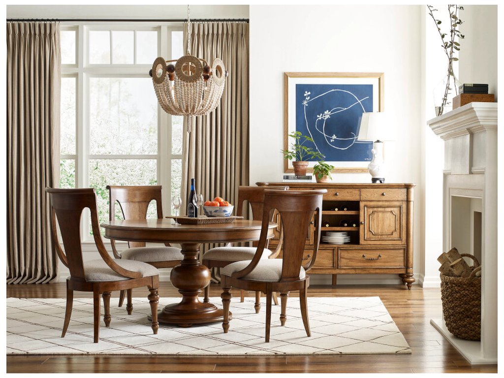 Hillcrest Round Dining Table Complete - main image