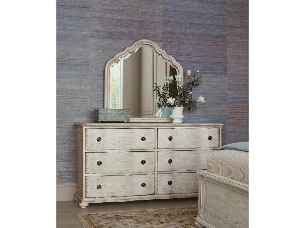 Vignette Serpentine Mirror Creme - main image