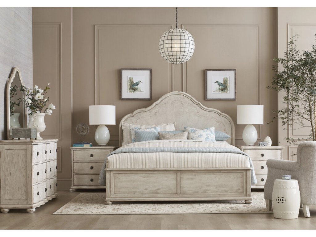 Vignette King Panel Bed Package - Creme - main image