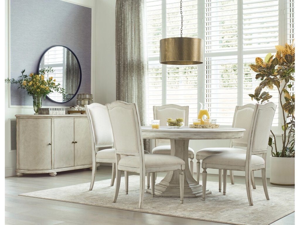 Daniella Upholstered Side Chair - Creme - main image