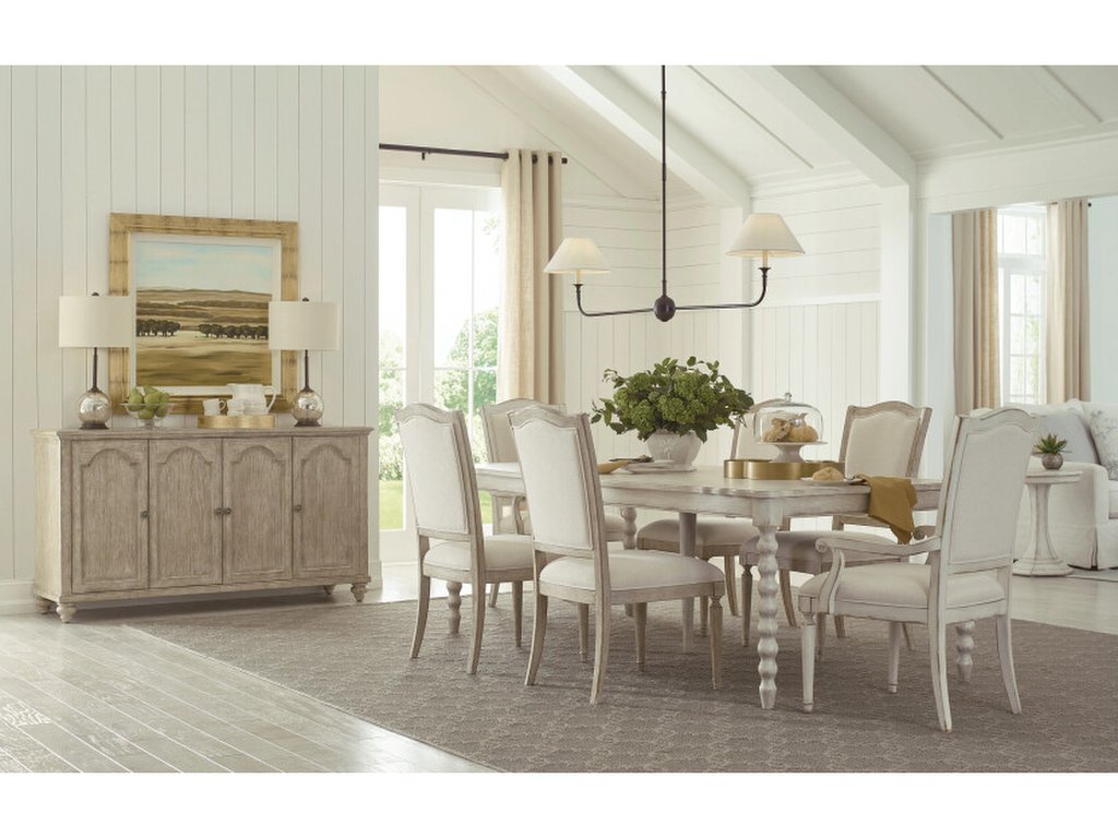 Daniella Upholstered Arm Chair - Creme - main image