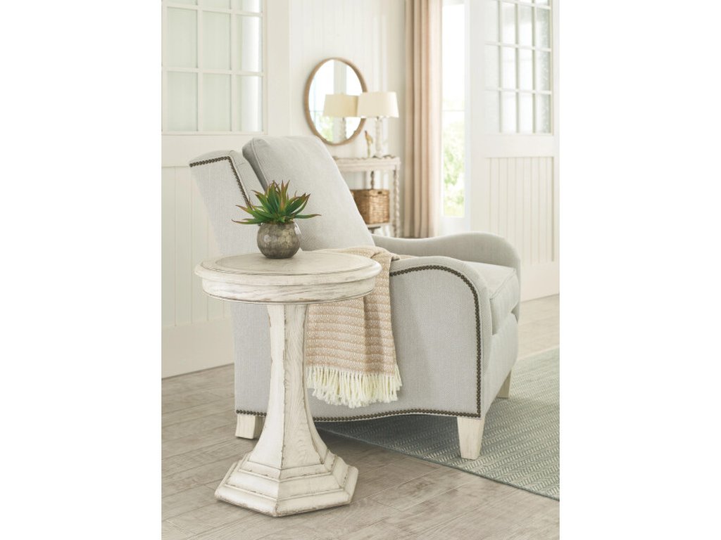 Civette Round End Table - Creme - main image