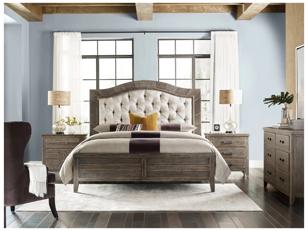 Ingram Uph Queen Bed Complete - main image