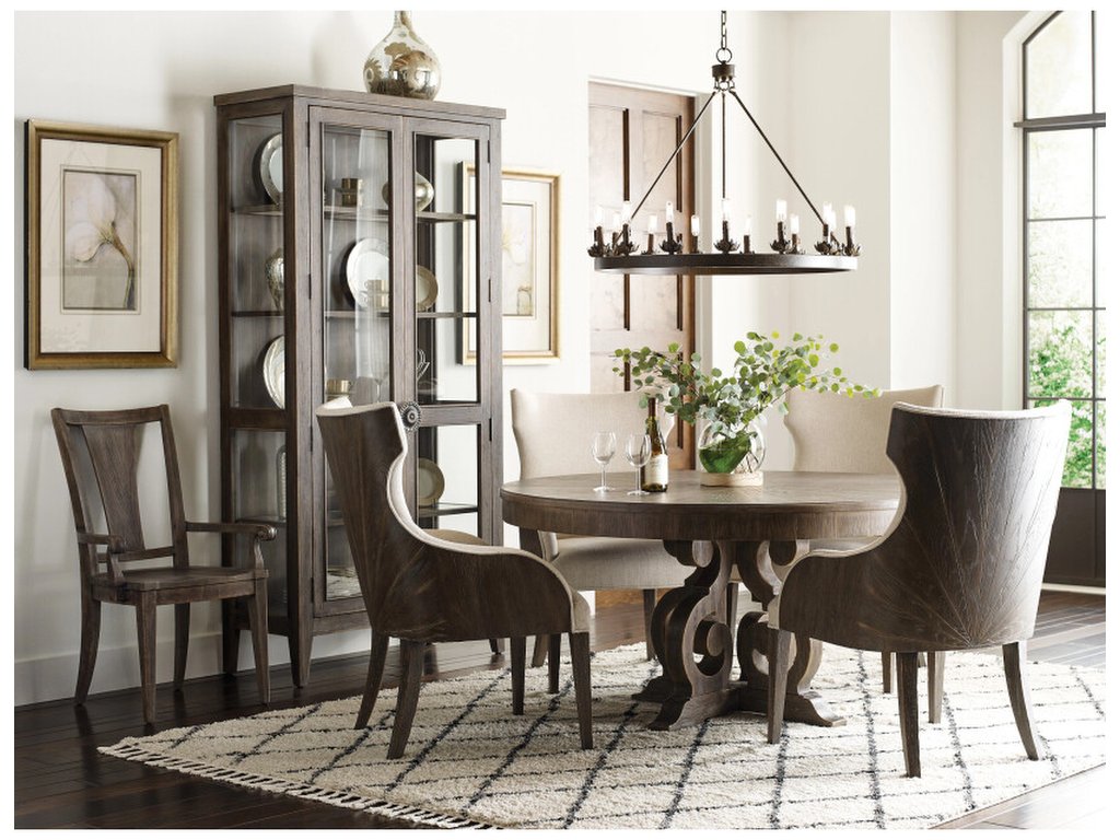 Armstrong Uph Dining Host Chair - image 1