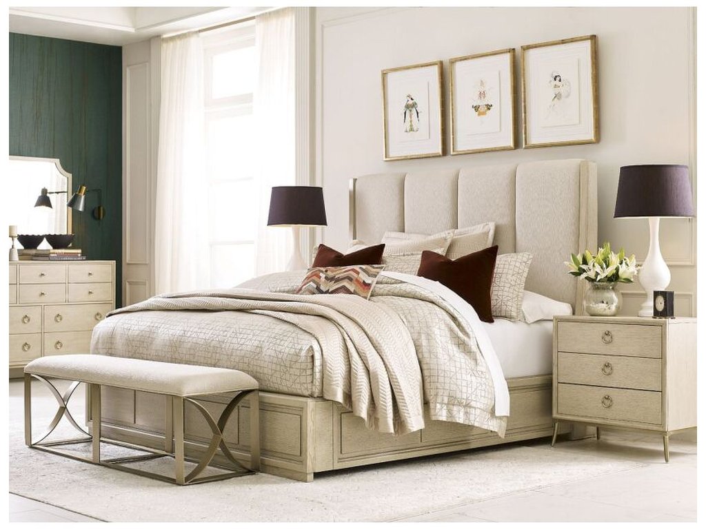 Siena Upholstered King Bed Complete - main image