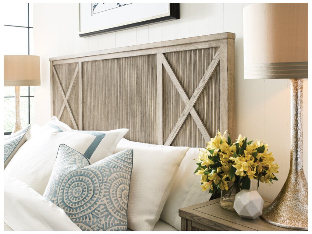 Canton Panel King Bed Complete - image 1