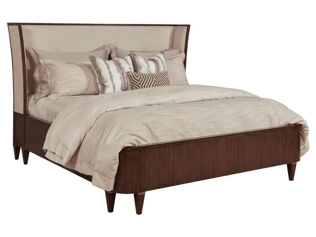 Morris Upholstered King Bed Complete - image 2