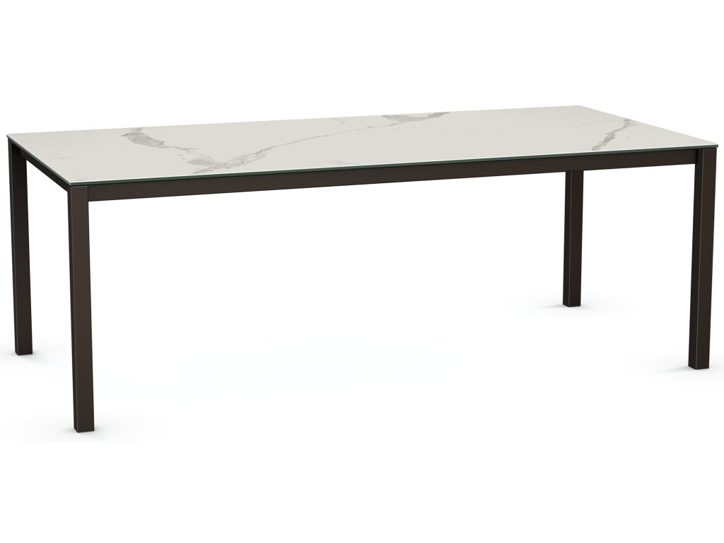 Italian Porcelain On Glass Tabletop - image 2