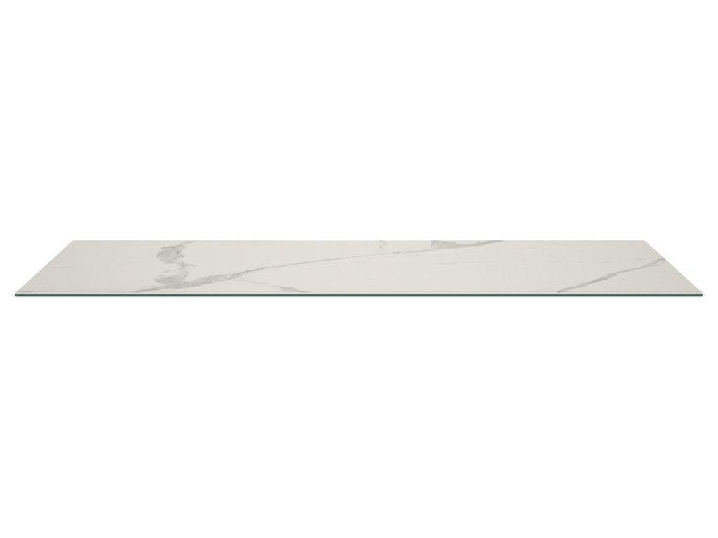 Italian Porcelain On Glass Tabletop - image 3
