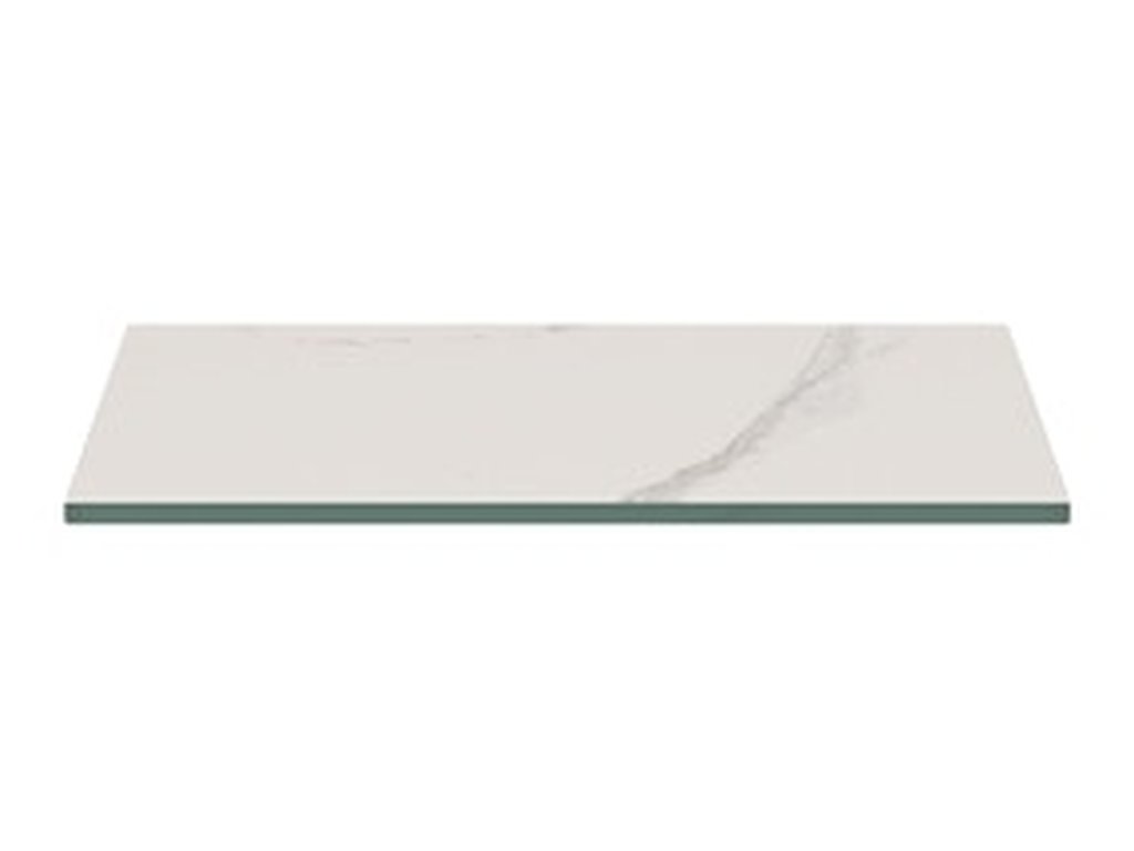 Italian Porcelain On Glass Tabletop - image 2