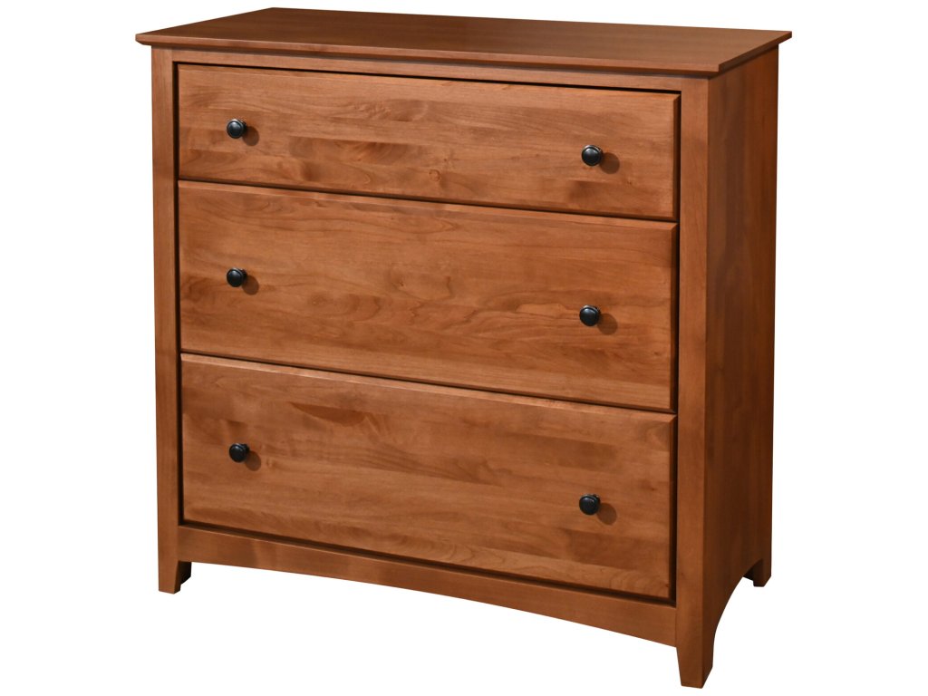 Shaker 3 Drawer Wide Chest - main image
