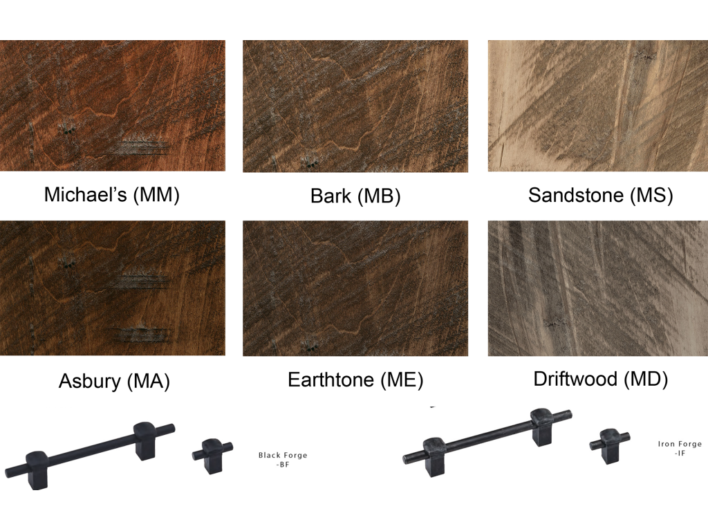 Amish Rough Sawn 2 Drawer Nightstand - image 1