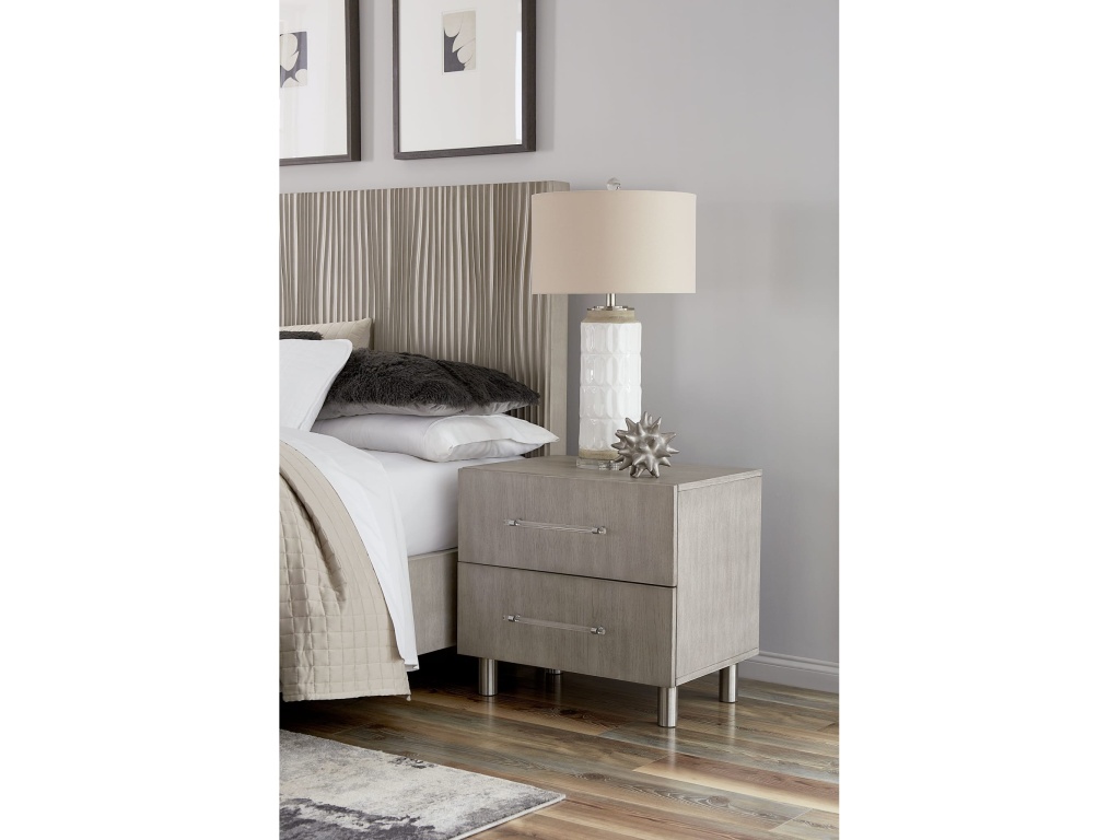 Argento Nightstand in Misty Grey - main image