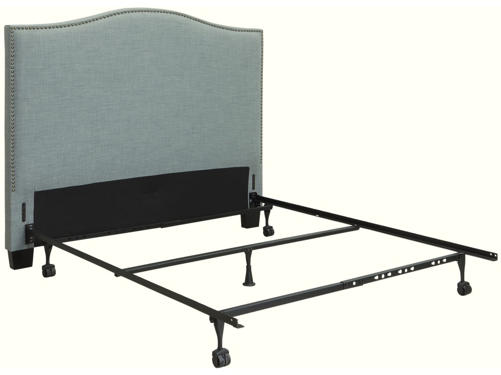 Ariana Camelback Upholstered Headboard in Bluebird Linen - image 7