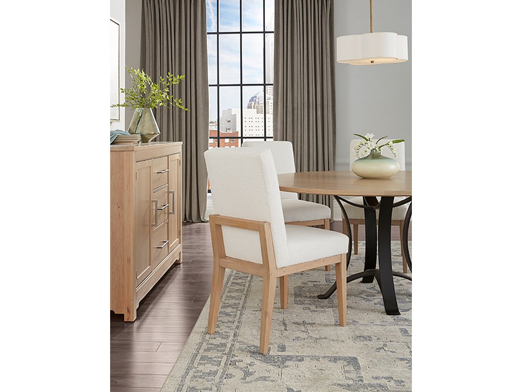 Uph Side Chair White Fabric - image 6