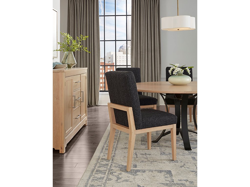 48 Inch Round Table W/ Metal Base - image 3