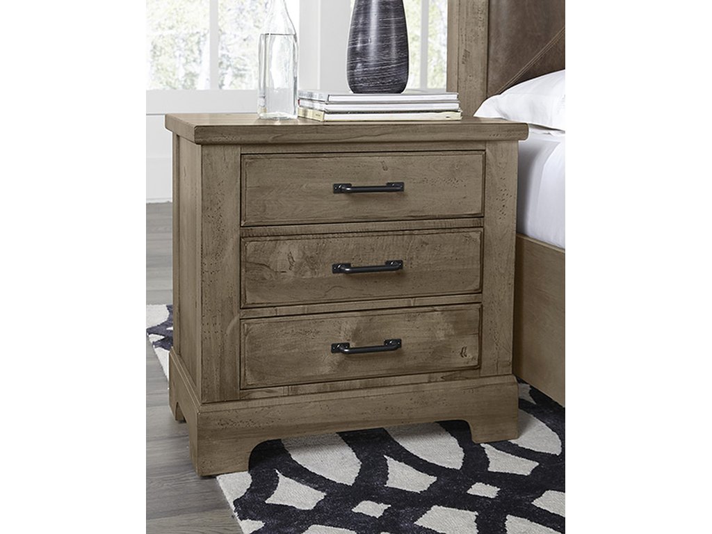 Nightstand - 3 Drawers - image 1