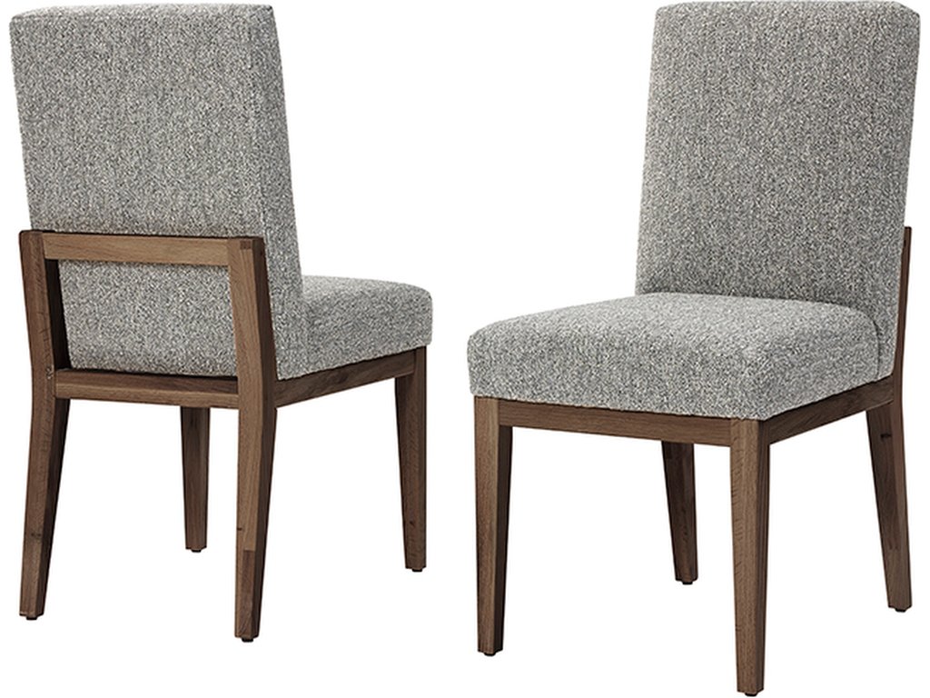 Upholstered Side Chair Charcoal Fabric - main image