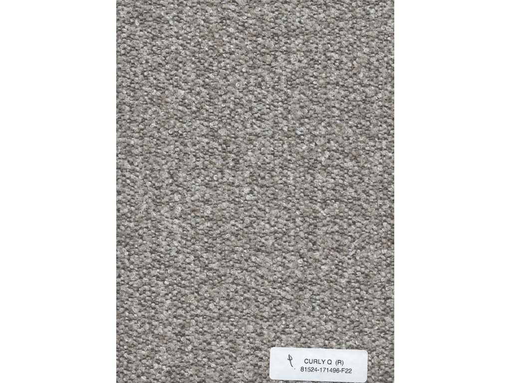 Upholstered Side Chair Grey Fabric - image 1