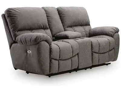 Bakerstein Power Reclining Loveseat with Console