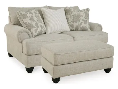 Asanti Loveseat and Ottoman