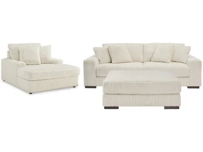 Lindyn 2-Piece Sectional, Chaise and Oversized Ottoman
