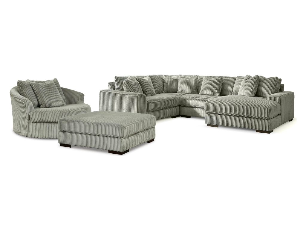 Lindyn 4-Piece Sectional, Chair and Ottoman - main image