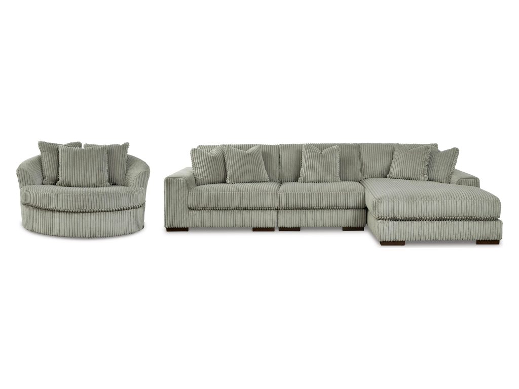 Lindyn 3-Piece Sectional and Chair - main image