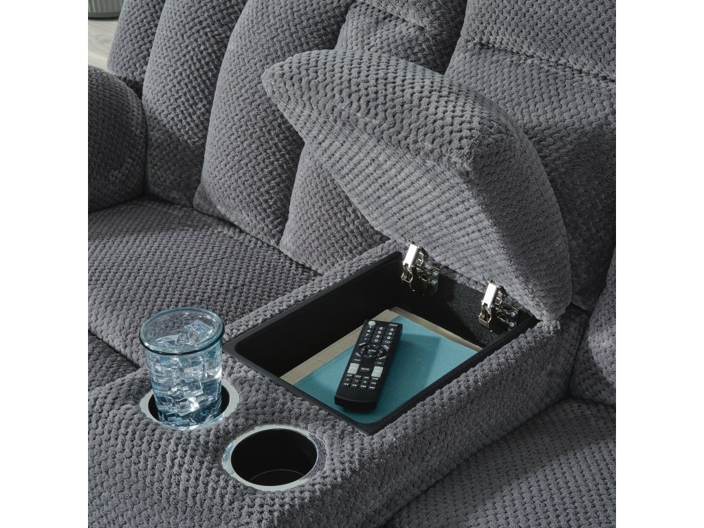 Observation Power Reclining Loveseat with Console - image 5