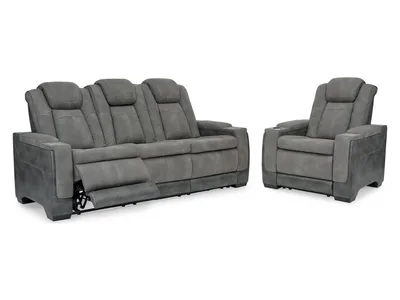 Next-Gen Durapella Power Reclining Sofa and Power Recliner