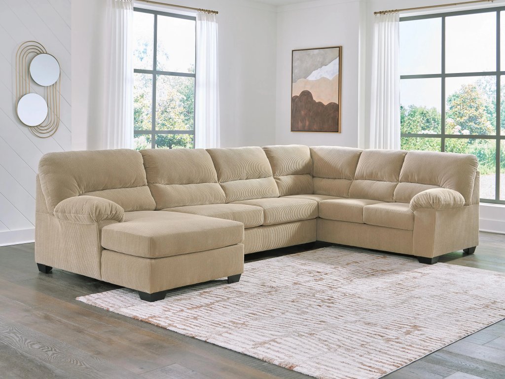 SimpleJoy 3-Piece Sectional with Chaise - image 1