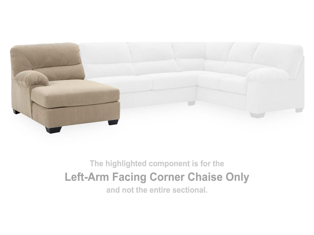 SimpleJoy Left-Arm Facing Corner Chaise - image 1