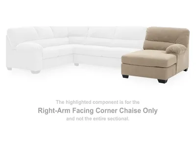 SimpleJoy Right-Arm Facing Corner Chaise