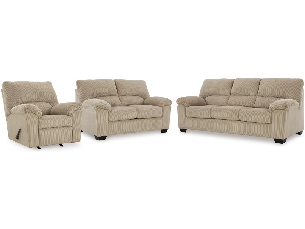SimpleJoy Sofa, Loveseat and Recliner - main image