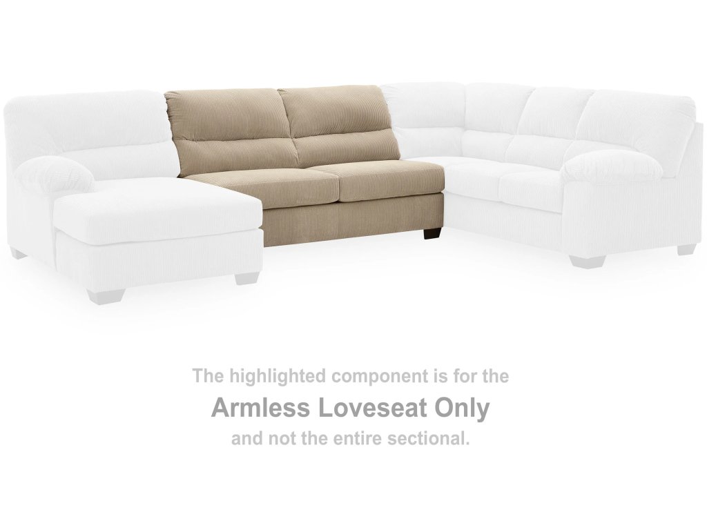 SimpleJoy Armless Loveseat - image 1