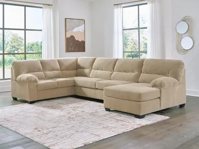 SimpleJoy 3-Piece Sectional with Chaise - Alternative View