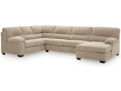 SimpleJoy 3-Piece Sectional with Chaise
