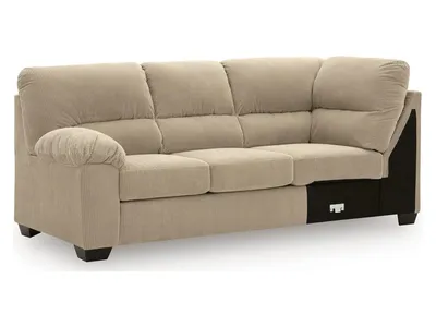 SimpleJoy Left-Arm Facing Sofa with Corner Wedge